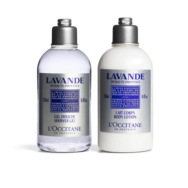 L’Occitane Lavender Bath & Body Duo – Soothing Shower Gel & Body Lotion
