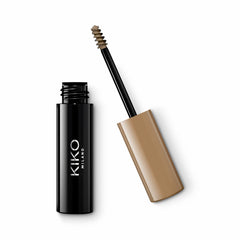 KIKO MILANO Tinted Fiber Brow Mascara 02 | Tinted eyebrow mascara enriched with fibers for sleek, full brows and a glossy finish