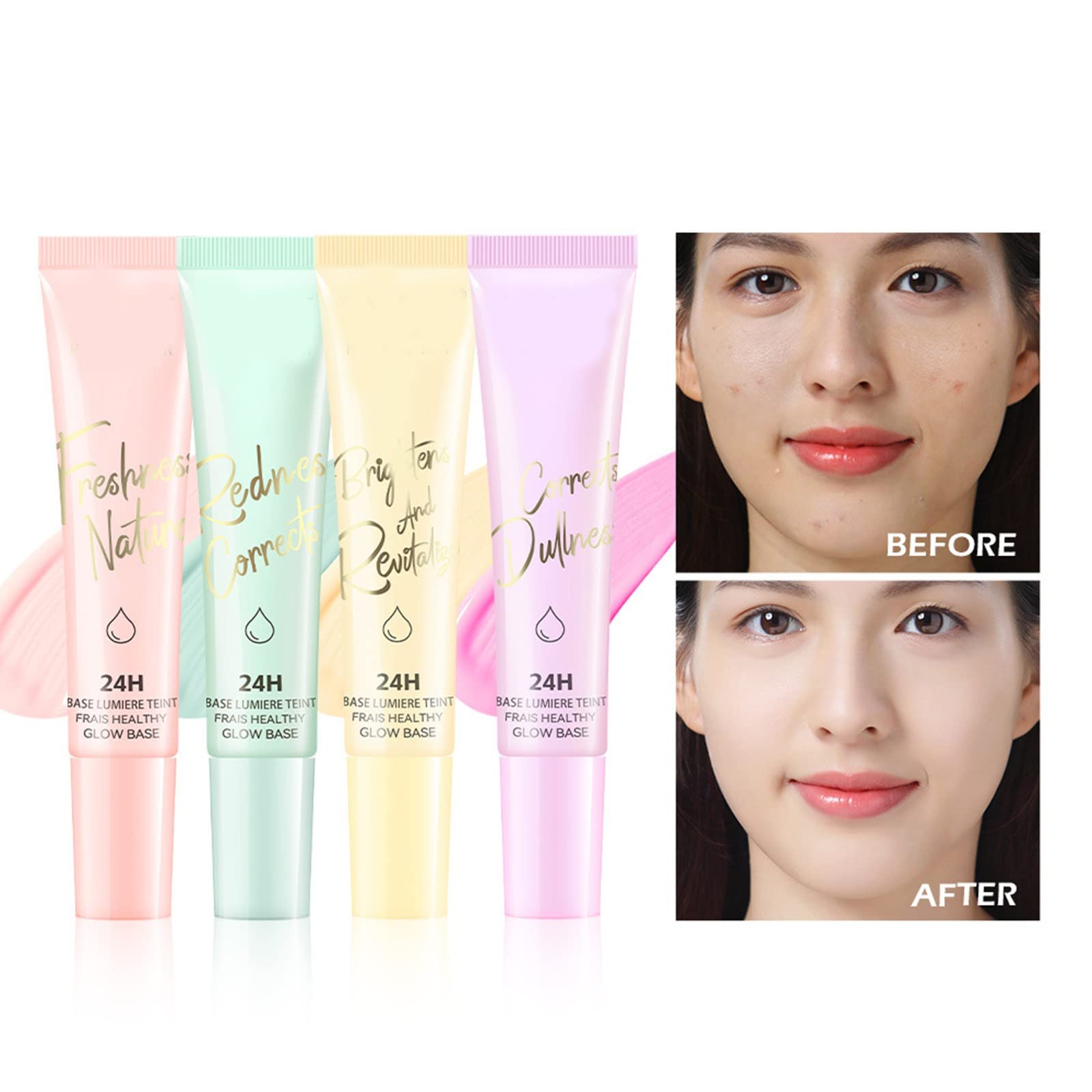 Border Isolation Even Skin Tone Makeup Before Emulsion Foundation Liquid Concealer Pore Concealer Clear Skin Face Wash Night