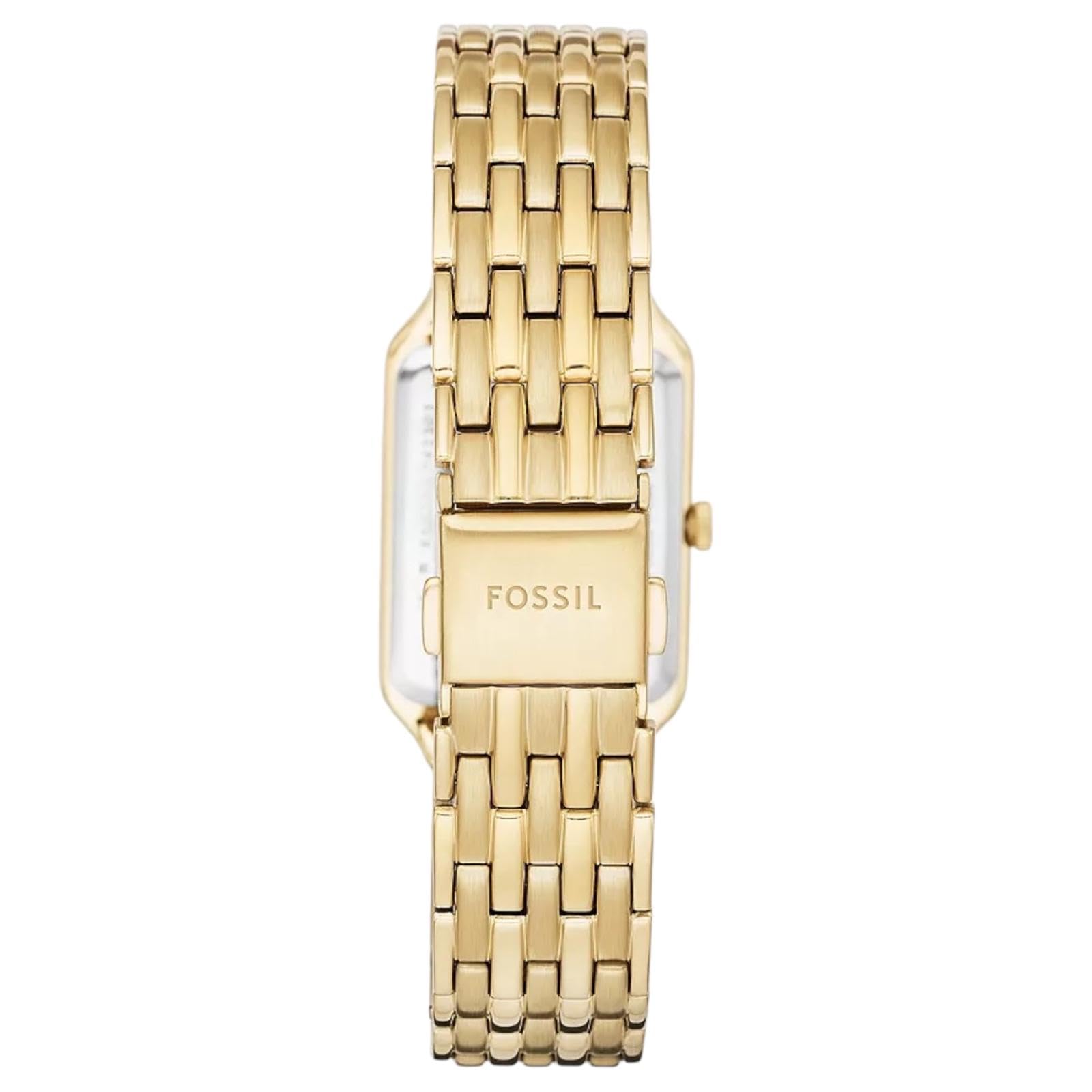 Fossil Raquel Three-Hand Date Gold-Tone Stainless Steel Watch - ES5220