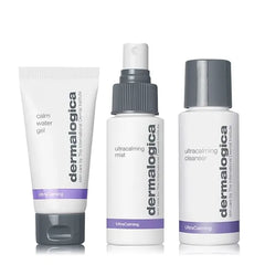 Dermalogica Sensitive Skin Rescue Kit Set Contains Face Wash, Toner, and Face Moisturizer Skin Care To Calm, Soothe and Minimize Irritation