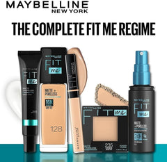 Maybelline New York Perfect Fit Me Flawless Matte Base Makeup Combo Conceal For Oily Skin+Blend Duo Kit,Medium Coverage Fit Me Foundation Powder 115 (30Ml)+Fit Me Concealer Shade 10 (6.8Ml),Pack Of 1