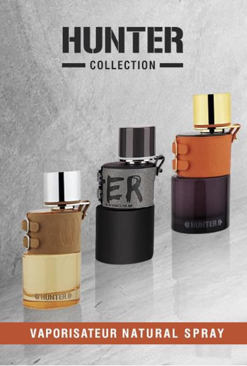 Armaf Hunter Collection Men & Women 3 Piece Perfume Set, Hunter For Men 100ml EDT + Hunter For Women 100ml EDP + Hunter Intense 100ml EDP - perfumes for men & Women by Armaf from the House of Sterling