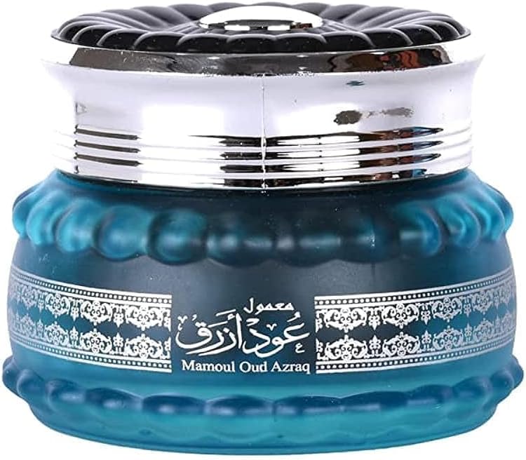 ALMAS PERFUMES Al Mas Oud Azraq Mamoul Incense 40GM