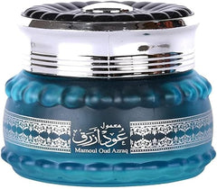 ALMAS PERFUMES Al Mas Oud Azraq Mamoul Incense 40GM
