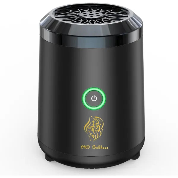 OUD Bukhoor Portable USB Rechargeable Smart Electronic Incense Burner, Electric Incense Burner, Rechargeable Arab bakhoor Muslim Incense Holder for Car and Home