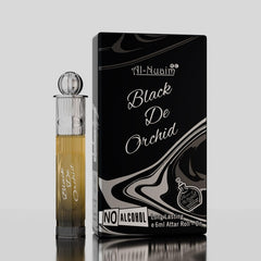 Al-Nuaim Gold Series Black Orchid Attar Roll On for Men & Women - Pack of 2 (6ml Each)