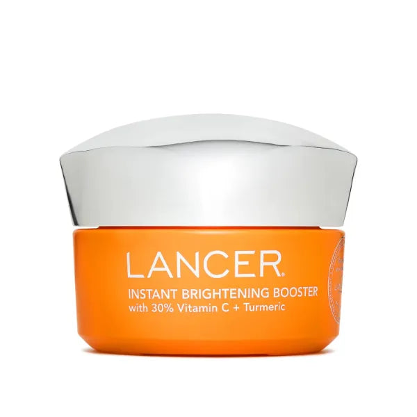 Lancer Skincare Instant Brightening Booster with 30% Vitamin C and Turmeric, Exfoliating Anti-Aging Night Cream, 1.7 Fl Oz