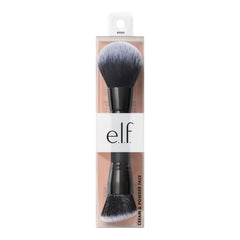 e.l.f. Dual-Ended Cream + Powder Brush, Two-in-One Makeup Brush for a Beautiful, Airy Complexion, Vegan & Cruelty Free