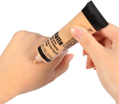 Foundation Makeup Smooth Makeup Base, Face Liquid Foundation Matte Wear Concealer Cover Cream, Liquid Foundation Makeup (Beige 2)
