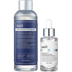 DearKlairs Best & Basic Set with Unscented Toner, Vitamin Drop, Hydration