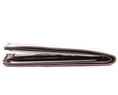 Big Skinny Men's Slimline Leather Bi-Fold Slim Wallet, Holds Up to 25 Cards - ‎Brown