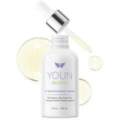 YOUN Beauty 20% Vitamin C Face Serum with Hyaluronic Acid, Ferulic Acid & Vitamin E | Antioxidant Serum for Face for Skin Hydration - 60 ml