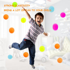 Luminous Bouncy Balls, Kids Toy Rubber Jumping Balls, Fluorescent Glow at Night, Suitable for Children's Gifts, Promotional Gifts or Event Party Souvenirs, 20 PCS