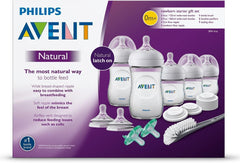 Philips Avent Natural Baby Bottle Newborn Starter Gift Set transparent 075020068835