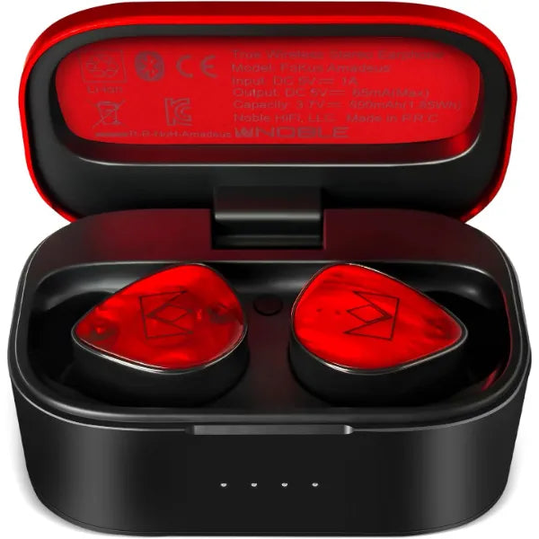 Noble Audio FoKus Amadeus True Wireless Stereo Bluetooth in-Ear Headphones with Microphone, Sound Personalization