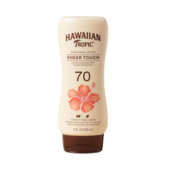 Hawaiian Tropic Sheer Touch Lotion Sunscreen SPF 70 | Broad Spectrum, Oxybenzone Free, Sunblock Lotion - 8 Fl Oz