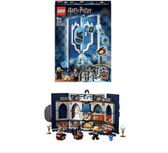LEGO 76411 Harry Potter Ravenclaw House Banner, Hogwarts Castle Common Room Toy or Wall Display with Luna Lovegood Minifigure, Collectible Travel Toys
