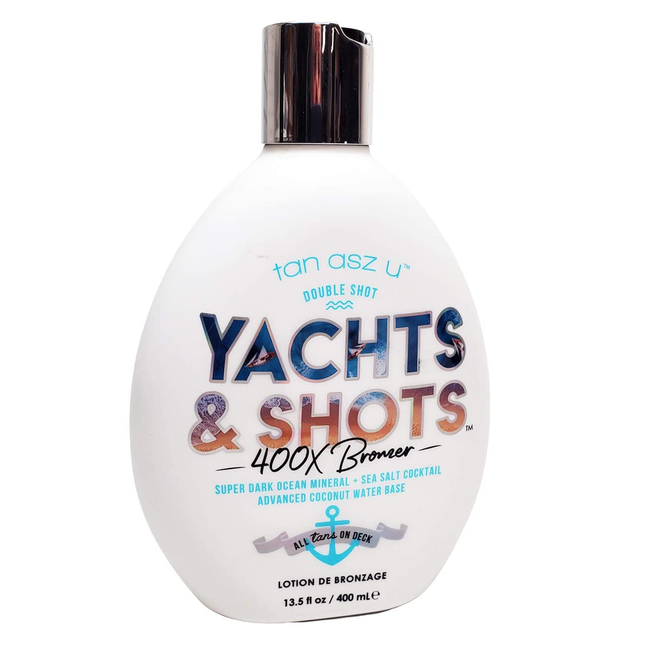 Yachts & Shots 400X Double Shot Bronzer Super Dark Ocean Mineral & Sea Salt Cocktail 399ml