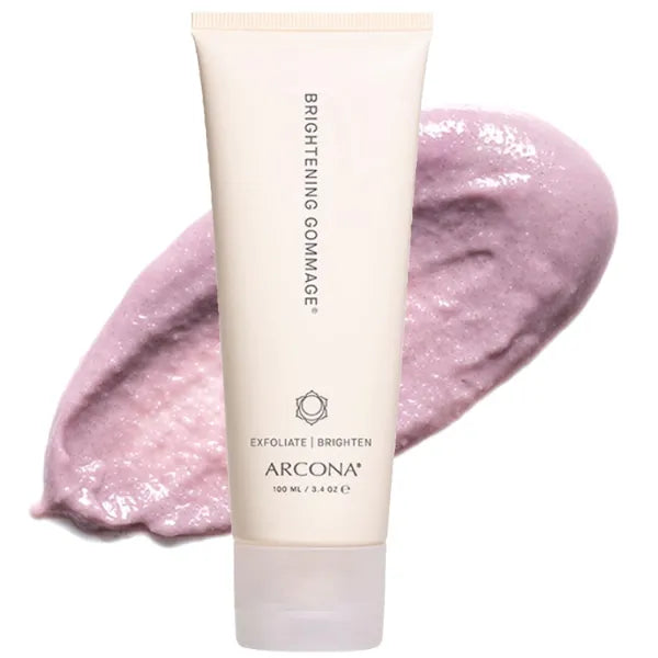 ARCONA Brightening Gommage Exfoliator – Vitamin C Face Scrub, Evens Skin Tone, Refines Texture, Antioxidant-Powered Skincare - 3.38 Fl Oz