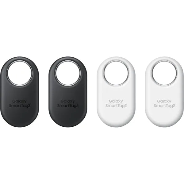 Samsung Galaxy SmartTag2 Bluetooth Tracker (4 Pack) - Black/White