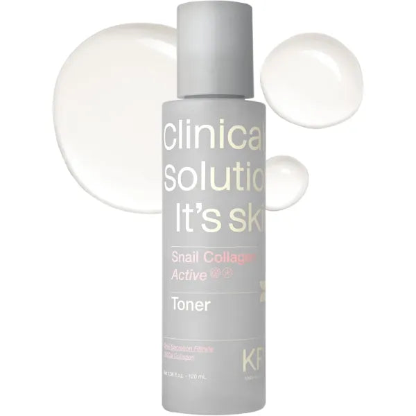It'S SKIN Active Snail Collagen Toner 4.05 fl.oz, Hydrating Liposome Encapsulated Toner, Snail Mucin & Dual Collagen, Elasticity, Radiant Skin, Non-Sticky Moisturizing, Korean Skincare