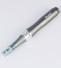 Advanced Dermapen Mr.Pin Ultima M8 Plus Original - Wireless With 20 Different Cartridges for Skin Care, Acne scars Removal, Anti Aging, and Hair Loss