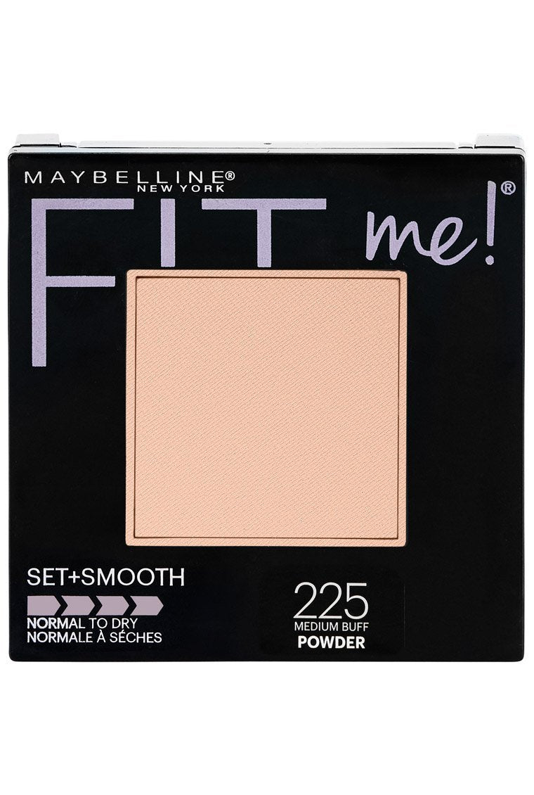 Maybelline New York Fit Me Set Smooth Powder Makeup, Medium Buff, 0.3 oz.
