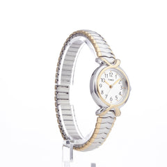 Timex Women's Quartz Watch, Analog Display and Stainless Steel Strap T21854