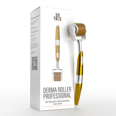Sotrue Professional Derma Roller For Hair Growth 1 mm with 192 Stainless Steel Needles | Repairs Damaged Hair, Activates Hair Follicles | For Hair Fall & Hair Thickening | Reduces Acne Scars | Safe &