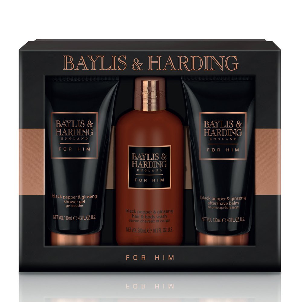 Baylis & Harding Grooming Trio, Black Pepper and Ginseng