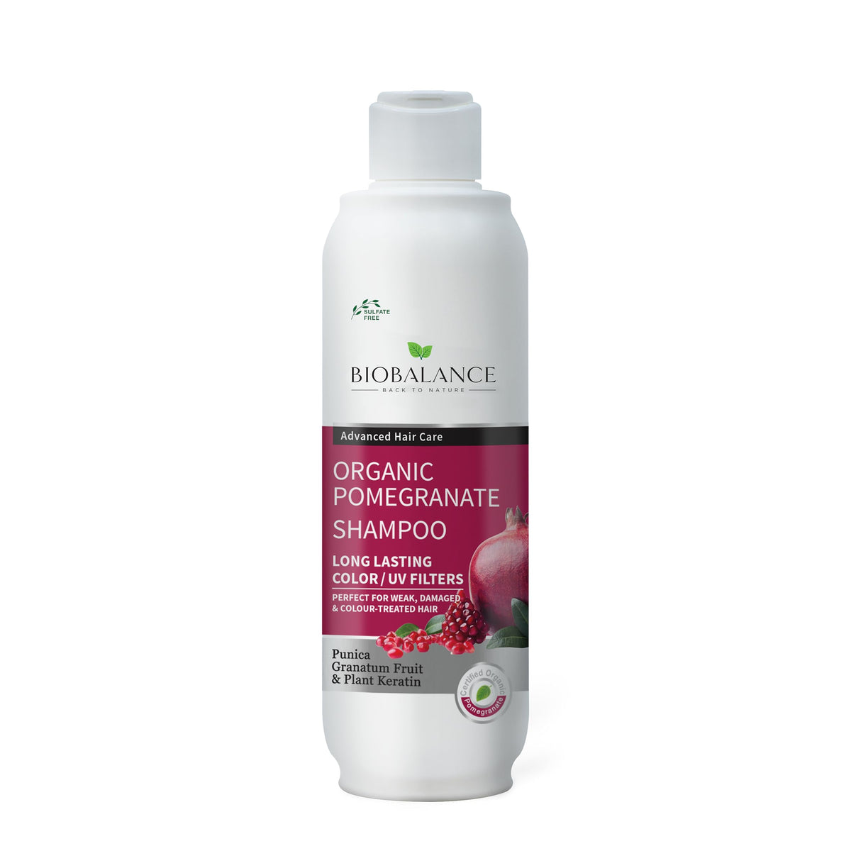 BIOBALANCE back to nature Bio Balance Organic Pomegranate Shampoo, 330 ML