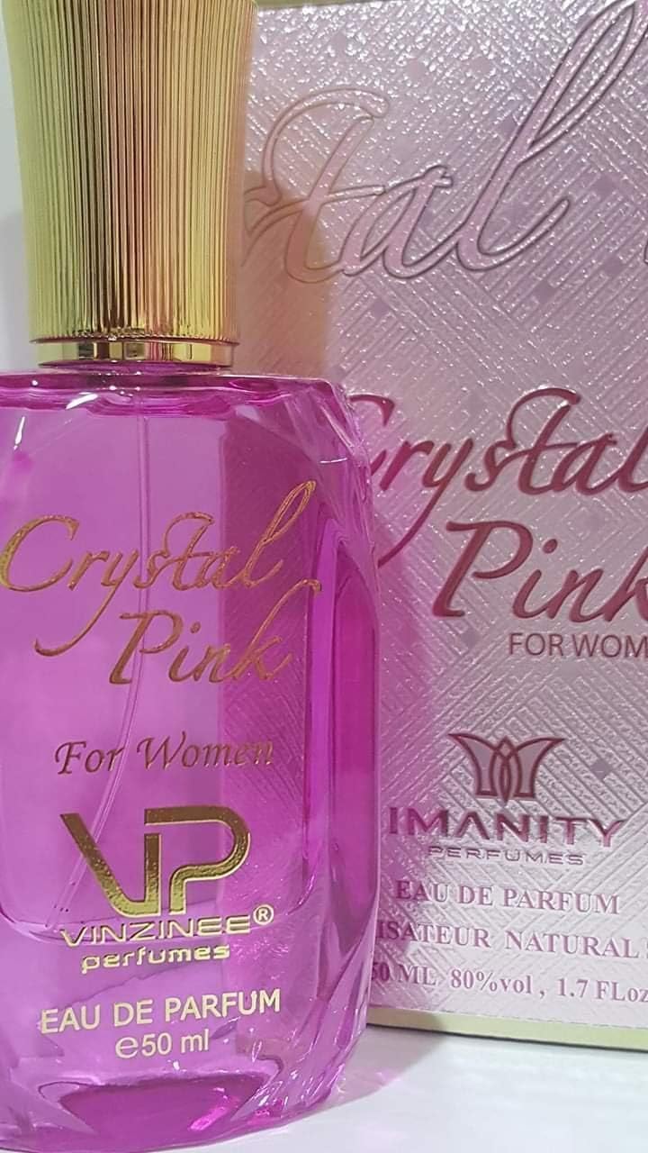 Vinzinee Perfume for Women Crystal Pink (50ml) Eau De Parfum Long Lasting