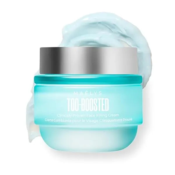 MAËLYS TOO BOOSTED Face Filling Cream Hydrating Facial Moisturizer with Hyaluronic Acid for Visibly Plumper Skin Clinically Tested Anti Aging Face Cream for Women 1.0 Fl Oz