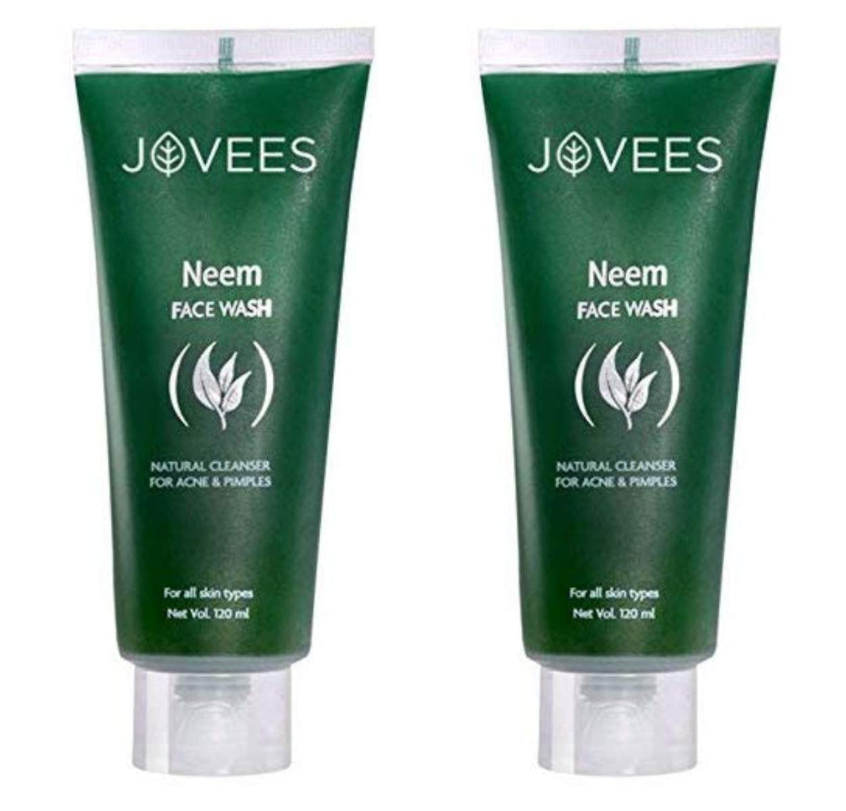 Jovees Natural Neem Face Wash (120ml) (pack of 2)