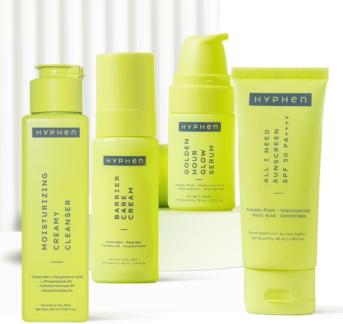 Hyphen CSMS Normal to dry Skin Combo for Women and Men | Hyphen | Skincare Routine | Value Pack