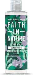 Faith in Nature | 400 ml | Stimulating Conditioner | Rosemary for Normal Hair & Scalp | 99.5% Natural Origin | With Organic Rosemary, Nettle & Chamomile | Vegan & Cruelty-Free