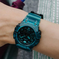 G-Shock Casio Men's GAB001G-2A Clear Green Analog-Digital Watch, Clear Green, One Size, Tap