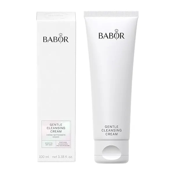 BABOR Gentle Cleansing Cream for Dry and Sensitive Skin, Especially Mild, Skin-friendly and Creamy Cleansing Lotion, Vegan Formula, Gentle Cleansing Milk, 1 x 200 ml