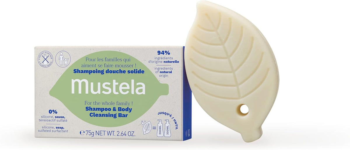 Mustela BIO champú sólido 75 gr