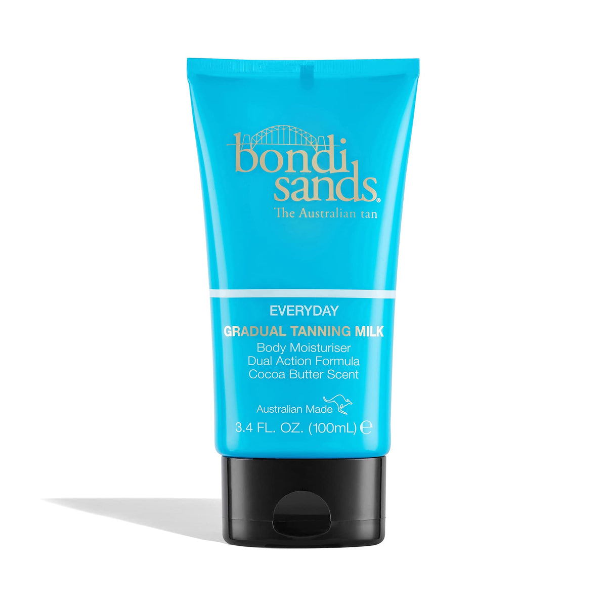 Bondi Sands Everyday Gradual Tanning Milk | Daily Body Lotion Builds a Natural Glow in 1-3 Applications, Enriched with Vitamin E & Aloe Vera, Vegan + Cruelty Free, Cocoa Butter Scent 100 mL/3.4 Oz