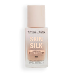 Makeup Revolution, Skin Silk Serum Foundation, Light to Medium Coverage, Contains Hyaluronic Acid, F10, 23 ml