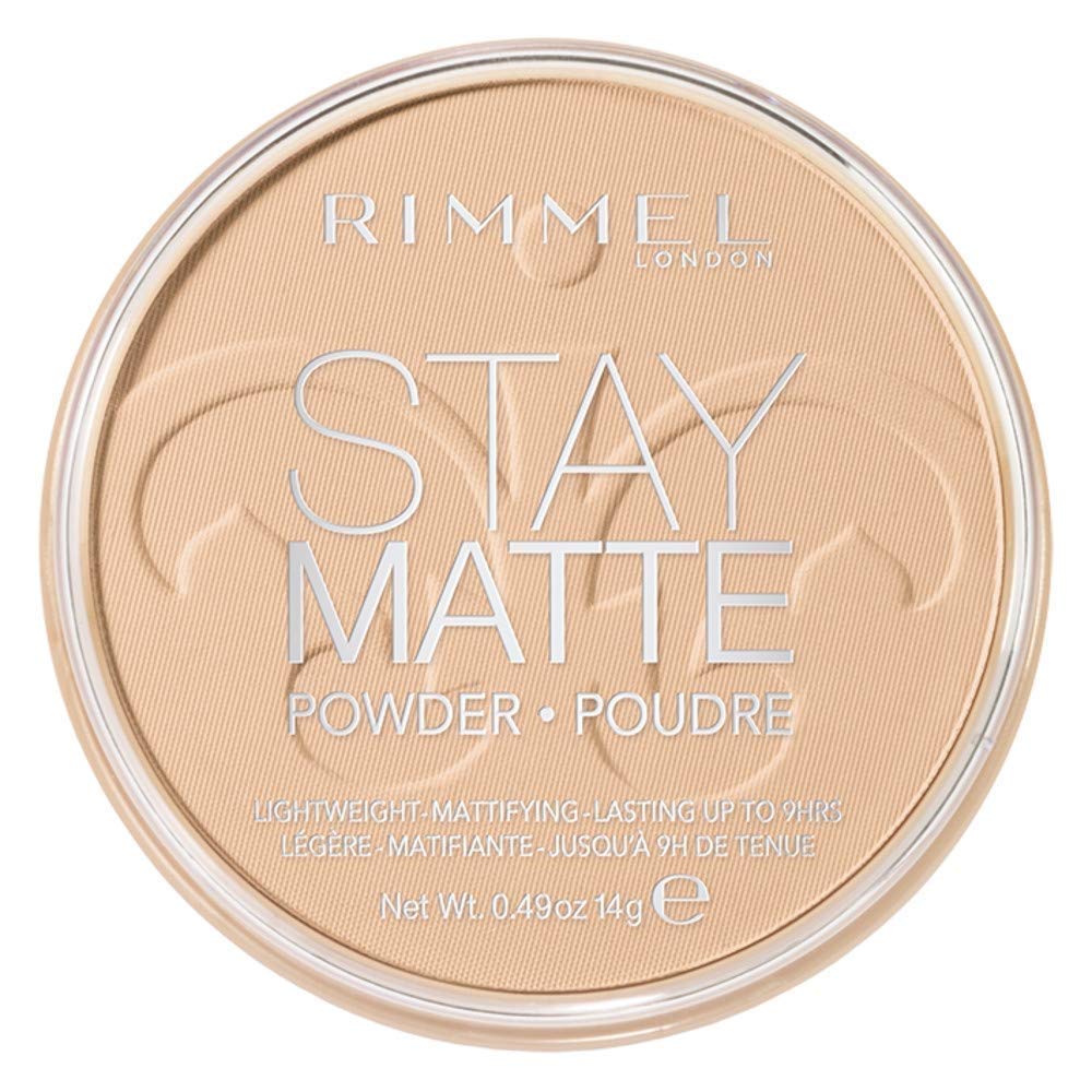 Rimmel London Stay Matte Pressed Powder, Shade 001, Translucent