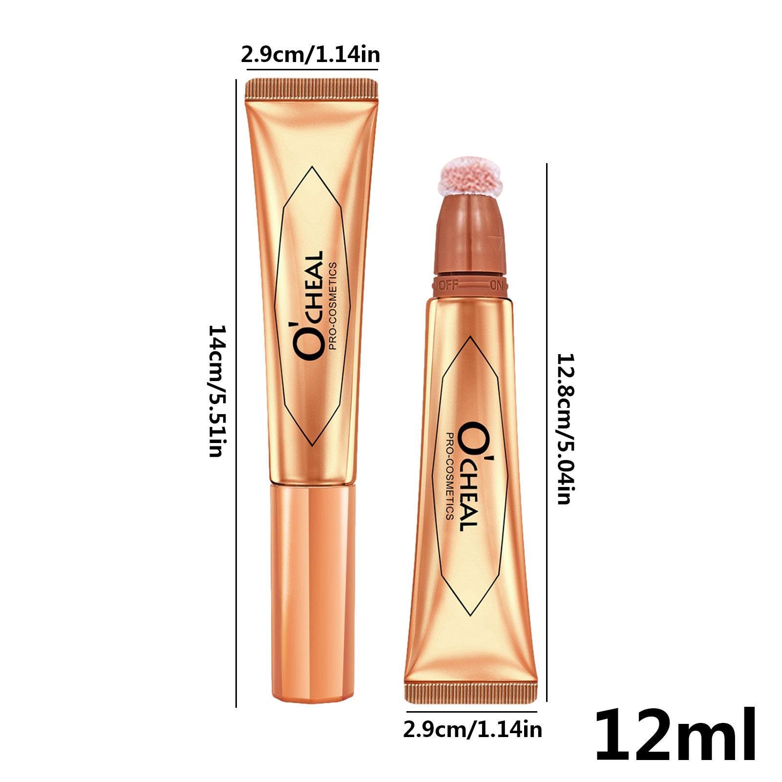 Liquid Stick, Liquid Foundation Wand Stick, High Coverage Natural Matte Finish Highlighter Stick, Face Brightens & Shades Stick for Wife Daughter Girlfriend