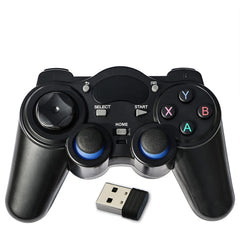 ELECDON USB Wireless Gaming Controller Gamepad, Wireless Controller PC Game Controller for PC,for PC/Laptop Computer(Windows XP/7/8/10) & PS3 & Android & Steam - [Black]