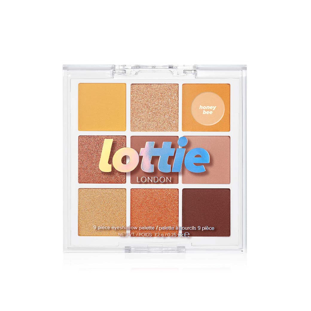 lottie LONDON 9 Shade Eyeshadow Palette - Honey Bee