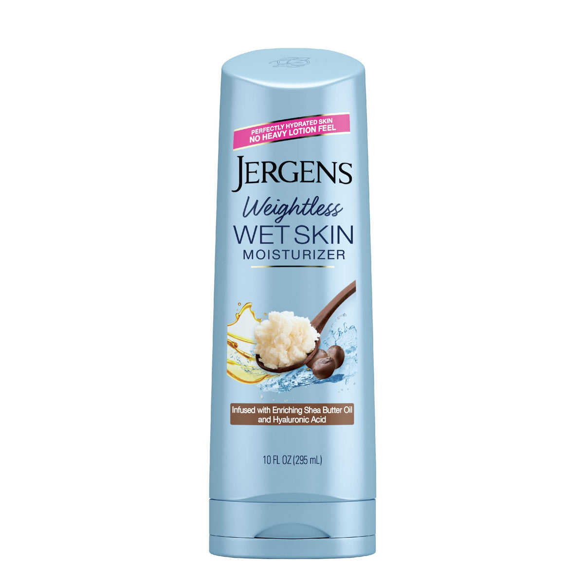 Jergens Wet Skin Moisturizer Infused With Enriching Shea Oil, 10oz