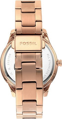 Fossil Stella Sport Analog Rose Gold Dial Women's Watch-ES5106 Multicolor,Gold