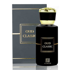 AHMED OUD CLASSIC EDP - 50mL | Oriental Oud with for Men and Women | Oudh Notes Balanced Beautifully with Light Citrus, Vanilla, Musk and Patchouli | by Al Maghribi Arabian Oud and Perfumes Dubai
