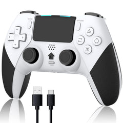 NALACAL Wireless Pro Controller Compatible with PS4 /PS4 Pro/PS4 Slim Console, Gaming Remote with Built-in 800mAh Rechargeable Battery, Precise Joystick, Audio, Turbo, Advanced Buttons Programming